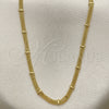 Oro Laminado Basic Necklace, Gold Filled Style Polished, Golden Finish, 04.213.0106.20 (04 MM Thickness, 20 Inches Length)