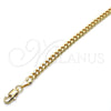 Oro Laminado Basic Necklace, Gold Filled Style Miami Cuban Design, Polished, Golden Finish, 04.63.1359.24 (05 MM Thickness, 24 Inches Length)