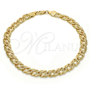 Gold Filled Anklet — Basic Anklet Polished 04.63. 07 MM Thickness 10 — main product view — SKU 119217 | Oro Laminado tobillera — básico Anklet pulido 04.63. 07 MM Thickness 10 — SKU 119217