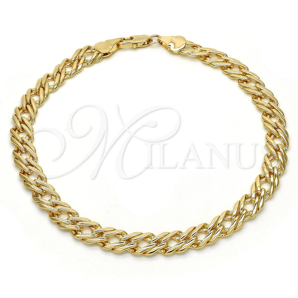 Gold Filled Anklet — Basic Anklet Polished 04.63. 07 MM Thickness 10 — main product view — SKU 119217 | Oro Laminado tobillera — básico Anklet pulido 04.63. 07 MM Thickness 10 — SKU 119217