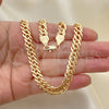 Oro Laminado Basic Necklace, Gold Filled Style Polished, Golden Finish, 04.63.1362.24 (Thickness, 24 Inches Length)