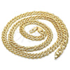 Oro Laminado Basic Necklace, Gold Filled Style Polished, Golden Finish, 04.63.1362.24 (Thickness, 24 Inches Length)
