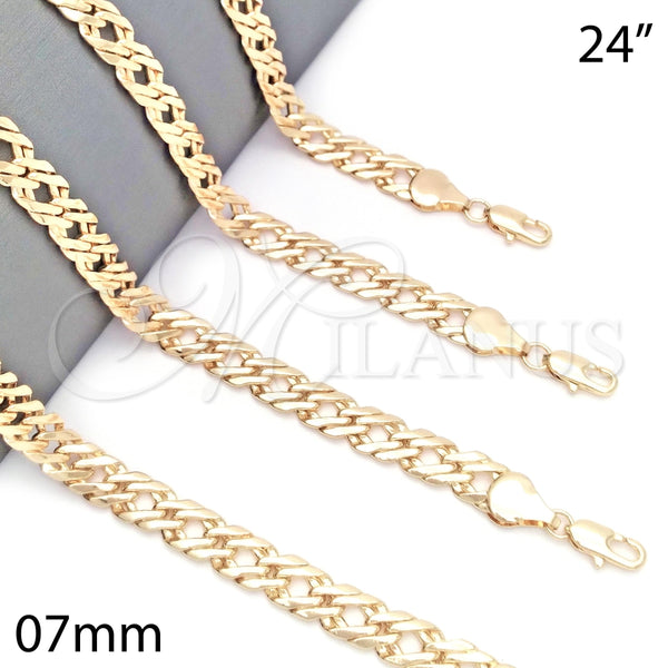 Gold Filled Necklace — Basic Necklace Polished 04.63. Thickness 24 Inches Length — main product view — SKU 119218 | Oro Laminado collar — básico Necklace pulido 04.63. Thickness 24 Inches Length — SKU 119218