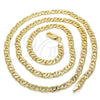 Oro Laminado Basic Necklace, Gold Filled Style Polished, Golden Finish, 04.63.1363.24 (05 MM Thickness, 24 Inches Length)