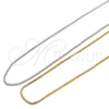 Oro Laminado Basic Necklace, Gold Filled Style Box Design, Polished, Golden Finish, 04.313.0009.28 (01 MM Thickness, 28 Inches Length)