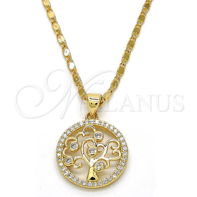 Gold Filled Gold-Filled Tree Necklace 04.156.0117.20 for wholesale, main product view