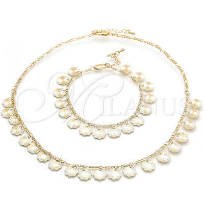Gold Filled Gold-Filled Flower Jewelry Set 06.105.0001 for wholesale, main product view