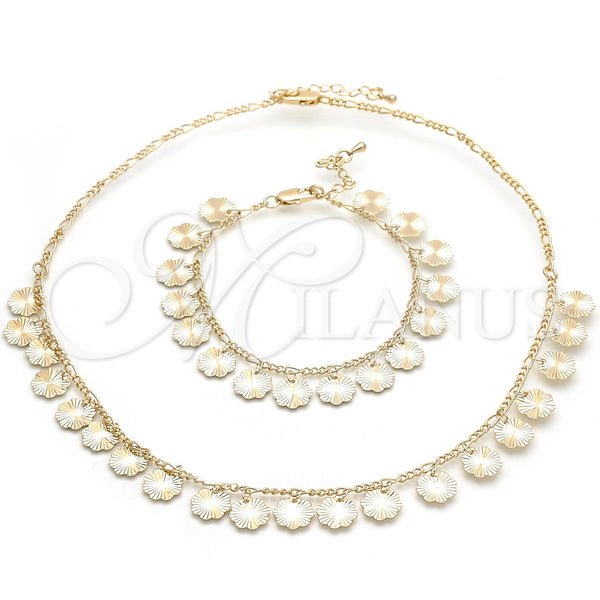 Gold-Filled Flower Jewelry Set 06.105.0001 — main product image — SKU 119395 | Juego de Joyería de Oro Laminado 06.105.0001 — imagen principal del producto — SKU 119395