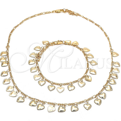 Gold Filled Gold-Filled Heart Jewelry Set 06.105.0002 for wholesale, main product view