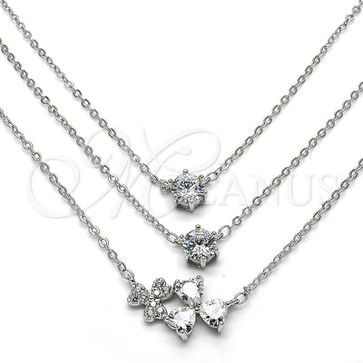 Rhodium Gold-Filled Necklace 04.213.0121.1.16 for wholesale, main product view