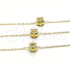 Oro Laminado Pendant Necklace, Gold Filled Style Owl Design, Polished, Golden Finish, 04.179.0005.16 (02 MM Thickness, 16 Inches Length)