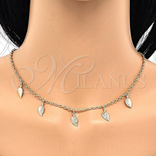 Gold Filled Bracelet — Necklace and Bracelet Leaf Design Polished 06.63. — alternate product view — SKU 119507 | Oro Laminado brazalete — Necklace and Bracelet Leaf diseño pulido 06.63. — SKU 119507
