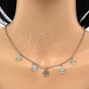 Oro Laminado Necklace and Bracelet, Gold Filled Style Tree Design, Polished, Golden Finish, 06.63.0207