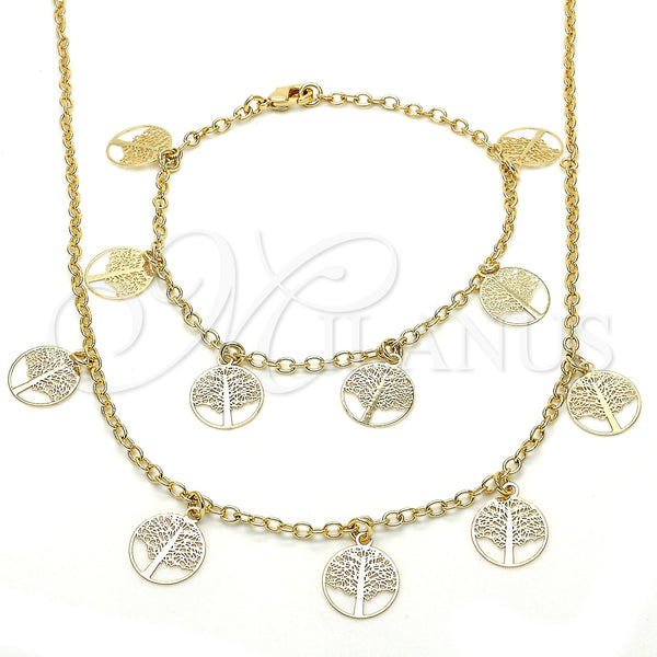 Gold Filled Bracelet — Necklace and Bracelet Tree Design Polished 06.63. — main product view — SKU 119510 | Oro Laminado brazalete — Necklace and Bracelet Tree diseño pulido 06.63. — SKU 119510