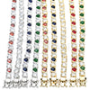 Gold Filled Bracelet — Tennis Bracelet with Green and White Cubic Zirconia — alternate product view — SKU 119520 | Oro Laminado brazalete — Tennis Bracelet with Green and blanco Cubic Zirconia — SKU 119520