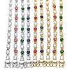 Oro Laminado Tennis Bracelet, Gold Filled Style with White Cubic Zirconia, Polished, Golden Finish, 03.210.0070.08 (06 MM Thickness, 8 Inches Length)