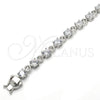 Rhodium Gold Filled Tennis Bracelet, with White Cubic Zirconia, Polished, Rhodium Finish, 03.210.0070.5.08 (06 MM Thickness, 8 Inches Length)