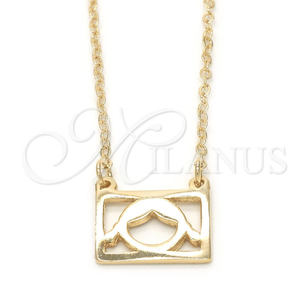 Gold Filled Necklace — Pendant Necklace Little Girl Design Polished 04.09. 02 — main product view — SKU 119590 | Oro Laminado collar — Pendant Necklace Little Girl diseño pulido 04.09. 02 — SKU 119590