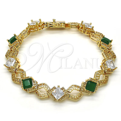 Gold Filled Gold-Filled Greek Key Bracelet 03.210.0073.3.08 for wholesale, main product view