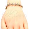 Gold Filled Bracelet — Tennis Bracelet with Ruby and White Cubic Zirconia — alternate product view — SKU 119627 | Oro Laminado brazalete — Tennis Bracelet with Ruby and blanco Cubic Zirconia — SKU 119627