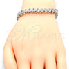Rhodium Gold Filled Tennis Bracelet, with White Cubic Zirconia, Polished, Rhodium Finish, 03.210.0076.4.08 (08 MM Thickness, 8 Inches Length)
