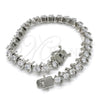 Rhodium Gold Filled Tennis Bracelet, with White Cubic Zirconia, Polished, Rhodium Finish, 03.210.0076.4.08 (08 MM Thickness, 8 Inches Length)