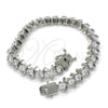 Rhodium Gold Filled Tennis Bracelet, with White Cubic Zirconia, Polished, Rhodium Finish, 03.210.0076.4.08 (08 MM Thickness, 8 Inches Length)
