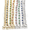 Rhodium Gold Filled Tennis Bracelet, with White Cubic Zirconia, Polished, Rhodium Finish, 03.210.0077.4.08 (08 MM Thickness, 8 Inches Length)