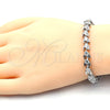 Rhodium Gold Filled Tennis Bracelet, with White Cubic Zirconia, Polished, Rhodium Finish, 03.210.0078.4.08 (06 MM Thickness, 8 Inches Length)