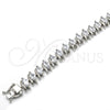 White Gold Filled Bracelet — Tennis Bracelet with White Cubic Zirconia Polished 03. — alternate product view — SKU 119688 | Oro Laminado Blanco brazalete — Tennis Bracelet with blanco Cubic Zirconia pulido 03. — SKU 119688