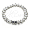 Rhodium Gold Filled Tennis Bracelet, with White Cubic Zirconia, Polished, Rhodium Finish, 03.210.0080.5.08 (10 MM Thickness, 8 Inches Length)
