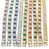 White Gold Filled Bracelet — Tennis Bracelet with White Cubic Zirconia Polished 03. — alternate product view — SKU 119688 | Oro Laminado Blanco brazalete — Tennis Bracelet with blanco Cubic Zirconia pulido 03. — SKU 119688