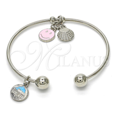 Rhodium Gold-Filled Bangle 07.179.0007.1 — main product image — SKU 119701 | Brazalete de Oro Laminado con Rodio 07.179.0007.1 — imagen principal del producto — SKU 119701