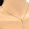 Oro Laminado Pendant Necklace, Gold Filled Style Polished, Golden Finish, 04.242.0087.24 (02 MM Thickness, 24 Inches Length)