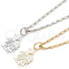Oro Laminado Pendant Necklace, Gold Filled Style Little Girl and Star Design, Polished, Golden Finish, 04.106.0001.20 (02 MM Thickness, 20 Inches Length)