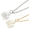 Rhodium Gold Filled Pendant Necklace, Little Girl and Star Design, Polished, Rhodium Finish, 04.106.0004.1.20 (02 MM Thickness, 20 Inches Length)