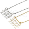 Oro Laminado Pendant Necklace, Gold Filled Style Little Girl Design, Polished, Golden Finish, 04.106.0010.20 (02 MM Thickness, 20 Inches Length)
