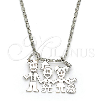 White Gold Filled Rhodium Gold-Filled Necklace 04.106.0011.1.20 for wholesale, main product view
