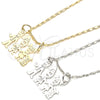 Rhodium Gold Filled Pendant Necklace, Little Girl and Dog Design, Polished, Rhodium Finish, 04.106.0011.1.20 (02 MM Thickness, 20 Inches Length)