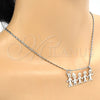 Rhodium Gold Filled Pendant Necklace, Little Boy Design, Polished, Rhodium Finish, 04.106.0015.1.20 (02 MM Thickness, 20 Inches Length)
