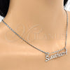 Rhodium Gold Filled Pendant Necklace, Polished, Rhodium Finish, 04.106.0021.1.20 (02 MM Thickness, 20 Inches Length)