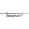 Rhodium Gold Filled Pendant Necklace, Polished, Rhodium Finish, 04.106.0021.1.20 (02 MM Thickness, 20 Inches Length)