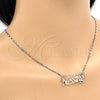 Rhodium Gold Filled Pendant Necklace, Polished, Rhodium Finish, 04.106.0023.1.20 (02 MM Thickness, 20 Inches Length)