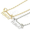 Oro Laminado Pendant Necklace, Gold Filled Style Nameplate Design, Polished, Golden Finish, 04.106.0029.20 (02 MM Thickness, 20 Inches Length)
