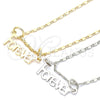 Rhodium Gold Filled Pendant Necklace, Polished, Rhodium Finish, 04.106.0029.1.20 (02 MM Thickness, 20 Inches Length)