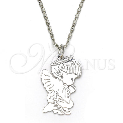 Rhodium Gold-Filled Necklace 04.106.0031.1.20 — main product image — SKU 119858 | Collar de Oro Laminado con Rodio 04.106.0031.1.20 — imagen principal del producto — SKU 119858