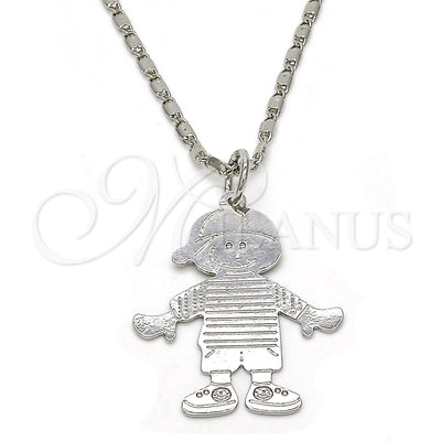 White Gold Filled Rhodium Gold-Filled Necklace 04.106.0033.1.20 for wholesale, main product view