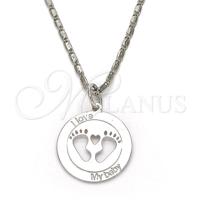 White Gold Filled Rhodium Gold-Filled Necklace 04.106.0034.1.20 for wholesale, main product view