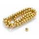 Oro Laminado Bead, Gold Filled Style Ball Design, Diamond Cutting Finish, Golden Finish, 5.234.026.10.100