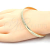 Oro Laminado Individual Bangle, Gold Filled Style Polished, Golden Finish, 07.165.0018.05.20 (06 MM Thickness, Size 5 (2.50 Diameter))